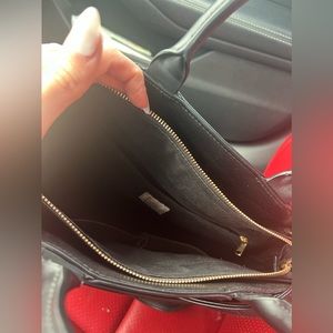 Target black and white purse